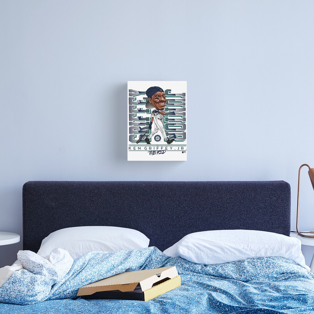 Ken Griffey Jr Canvas, Gift for baseball fan
