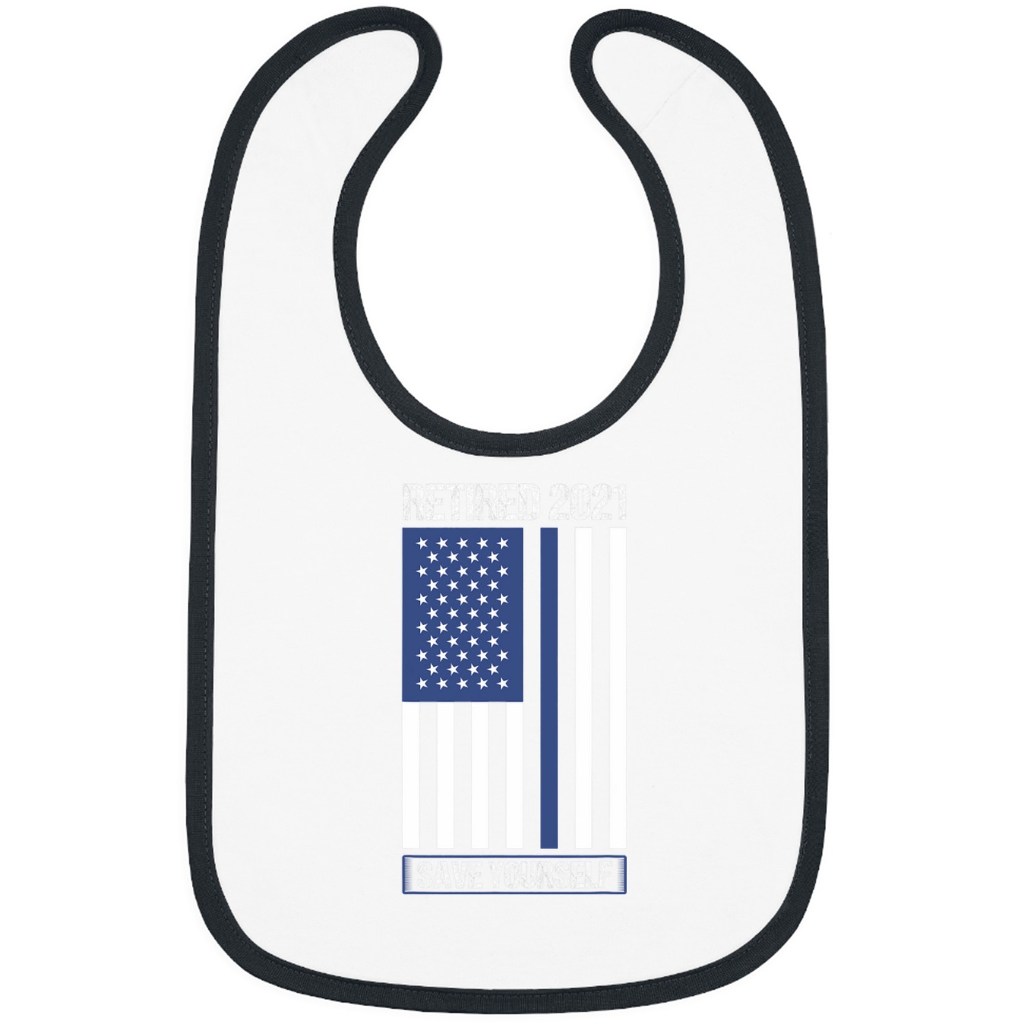 Police Job Retired Save Yourself Police Officer Bibs