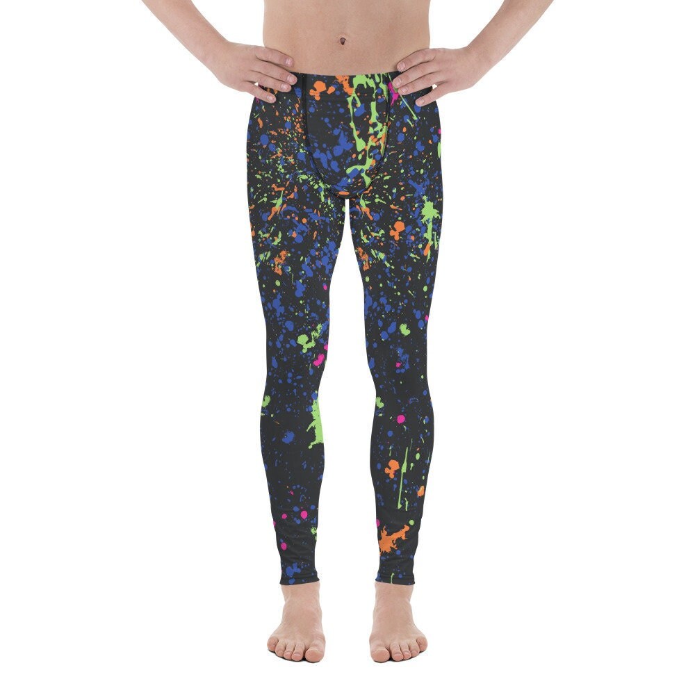 Paint Splatter Men's Leggings