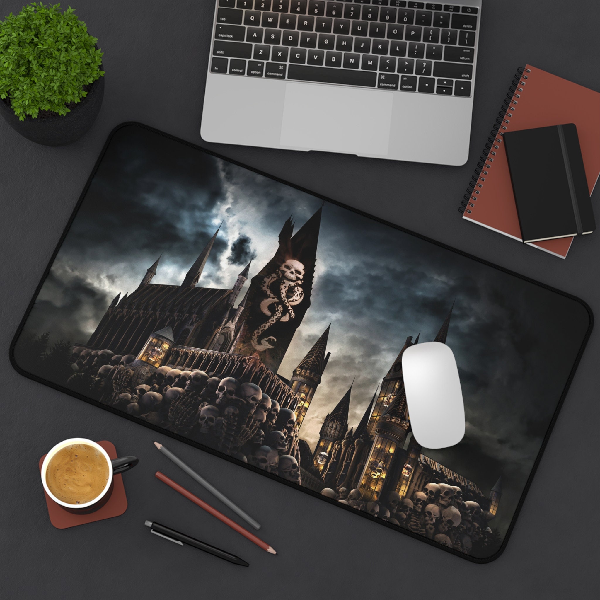 Harry Potter Inspired Deskmat, Wizard School Desk Mat, Desk Accessories, Wizard Office Decot