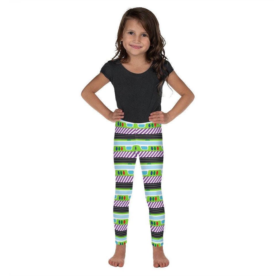 Buzz Space Ranger Kids Leggings | Toy Story Inspired Outfit for Toddlers