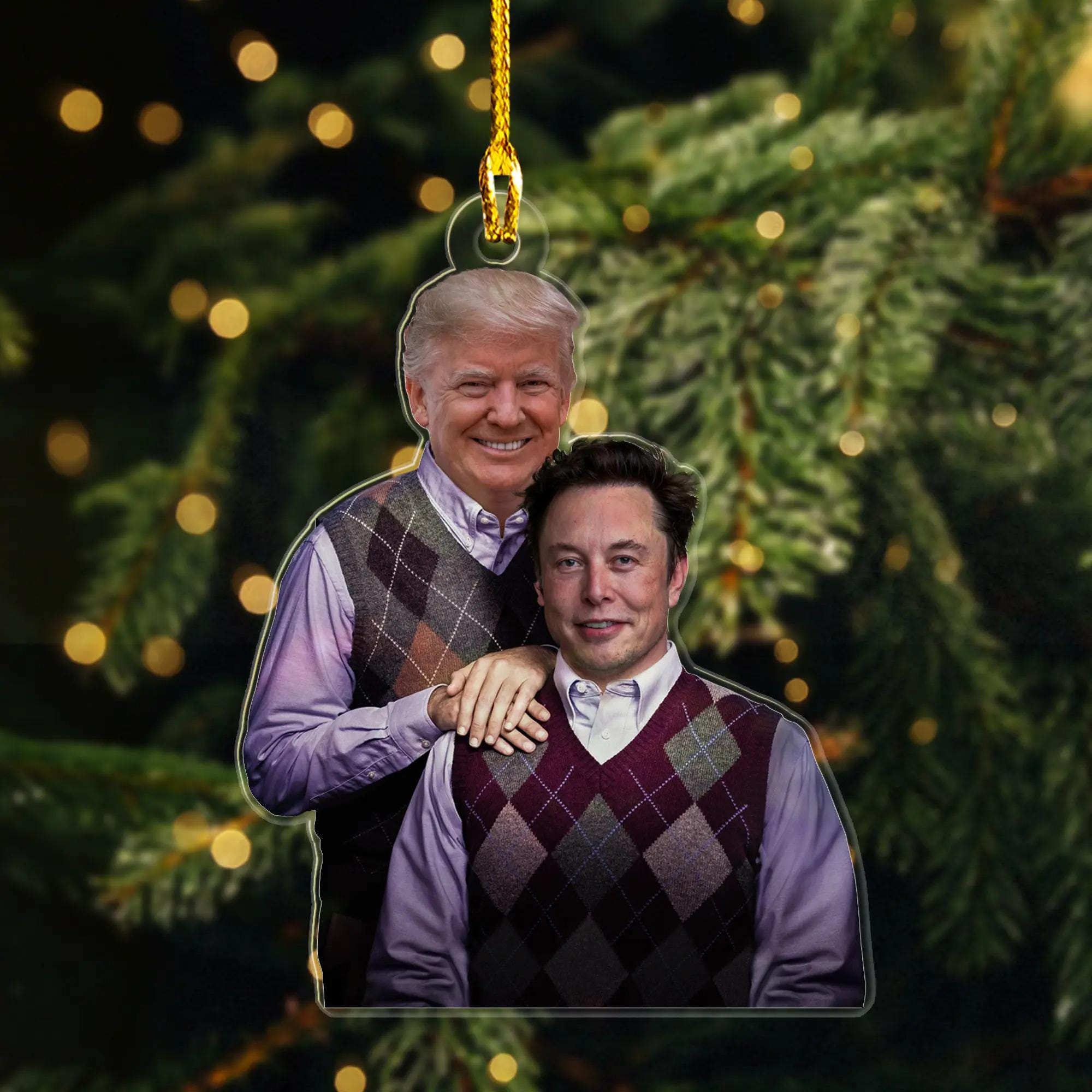 Trump Brothers 2024 Ornament, Republican Christmas Ornament, Trump President Ornament