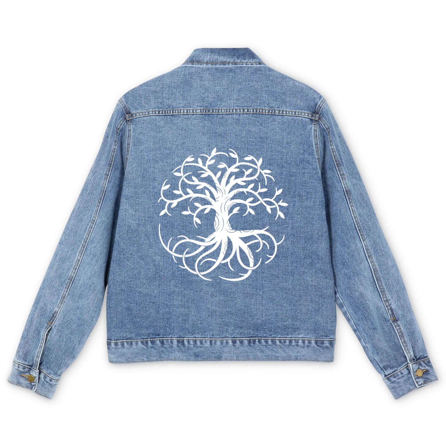 Celtic Tree of Life Men's Denim Jackets