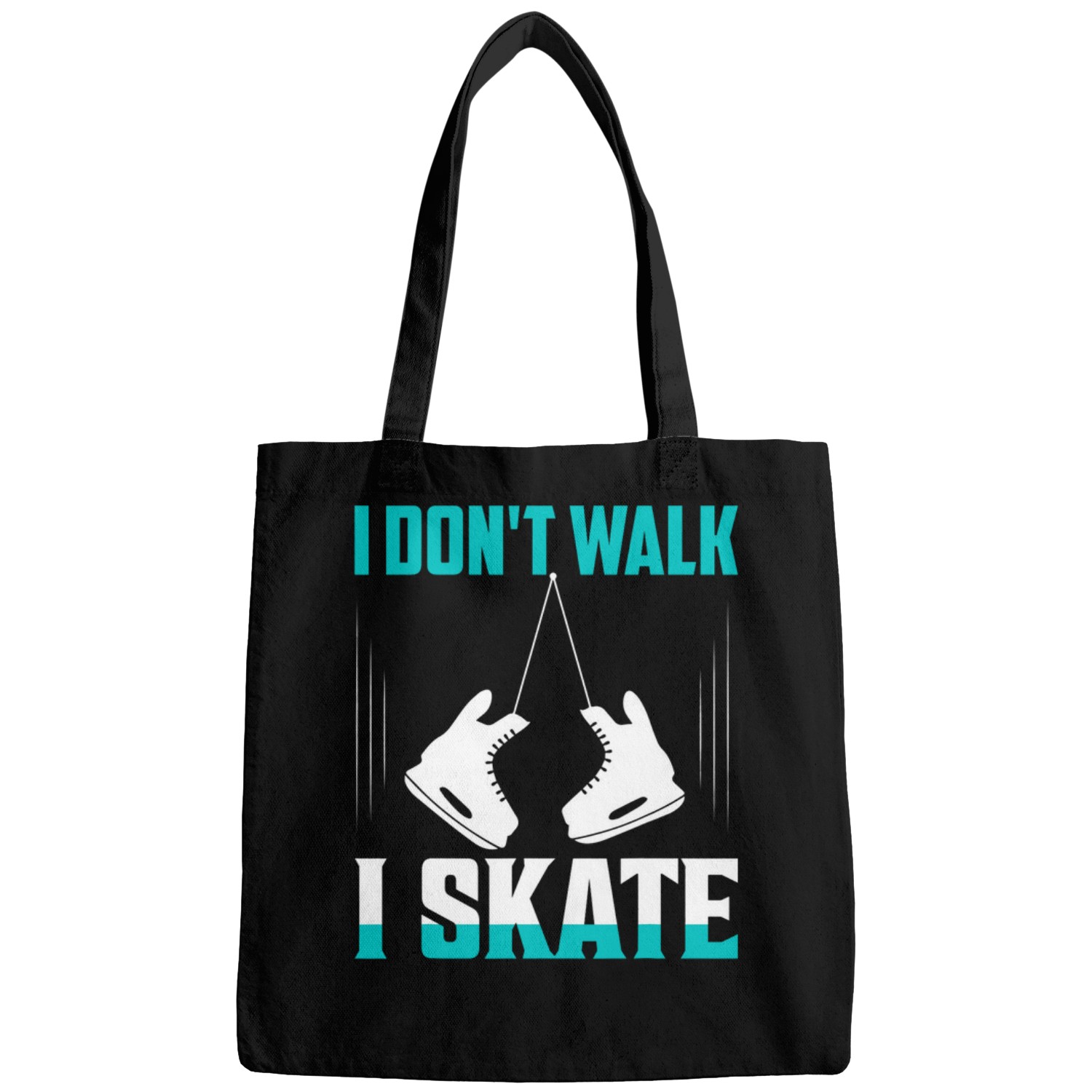 I Dont Walk I Skate Ice Skating Figure Skater Bags