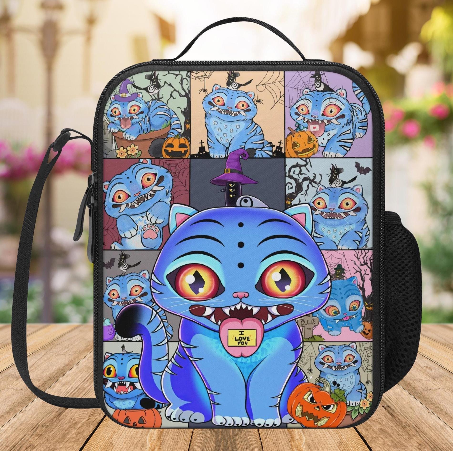Derpy Tiger Demon Hunters Lunch Box Bag, Kpop Demon Hunters Lunch Bag, Demon Hunters Quality Keep Warm/Cold Lunch Bag