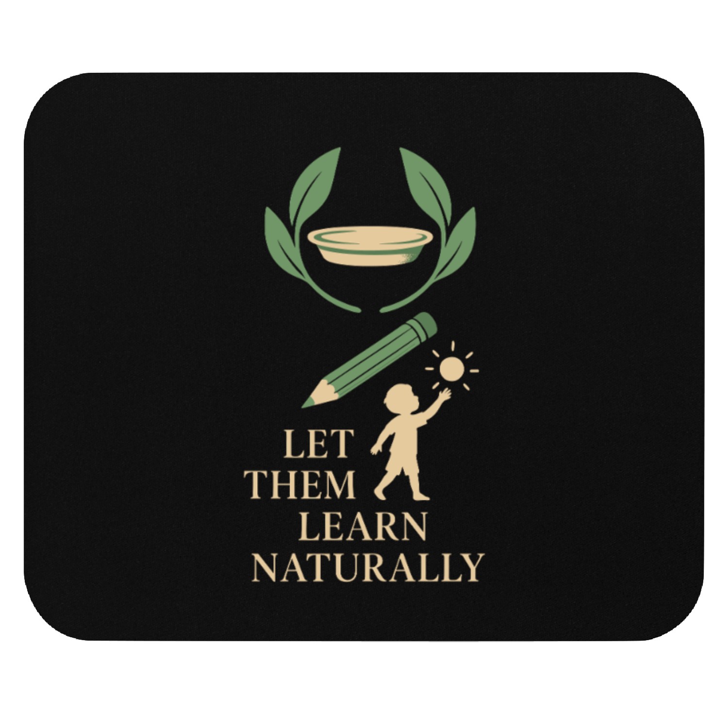 Montessori Mom Life Calm Learning Child Mouse Pads