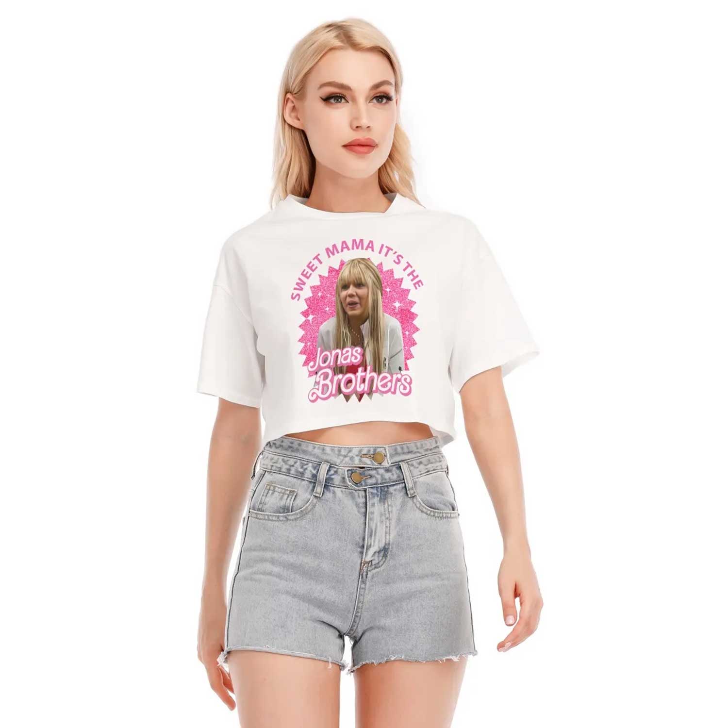 Sweet Mama It's The Jonas brothers crop t-shirt Jonas crop top Jonas Brothers tour Joe Jonas Nick Jonas print concert merch shirt gift