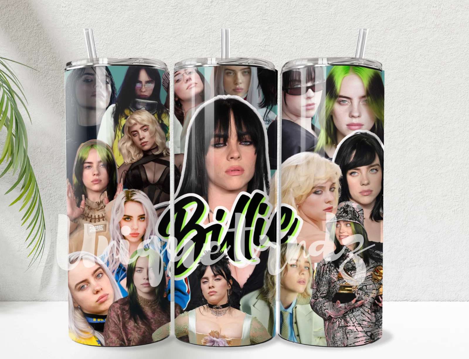 Billie Eillish Singer Straight 20oz Tumbler Mug Cup Insulated Stainless Steel