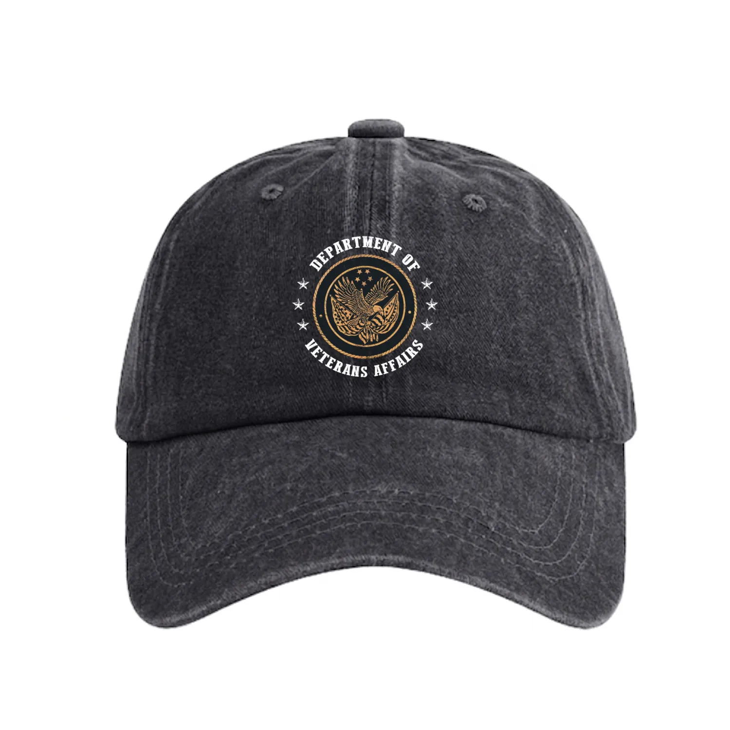 Department of Veterans Affairs - US Flag Washed Denim Baseball Caps