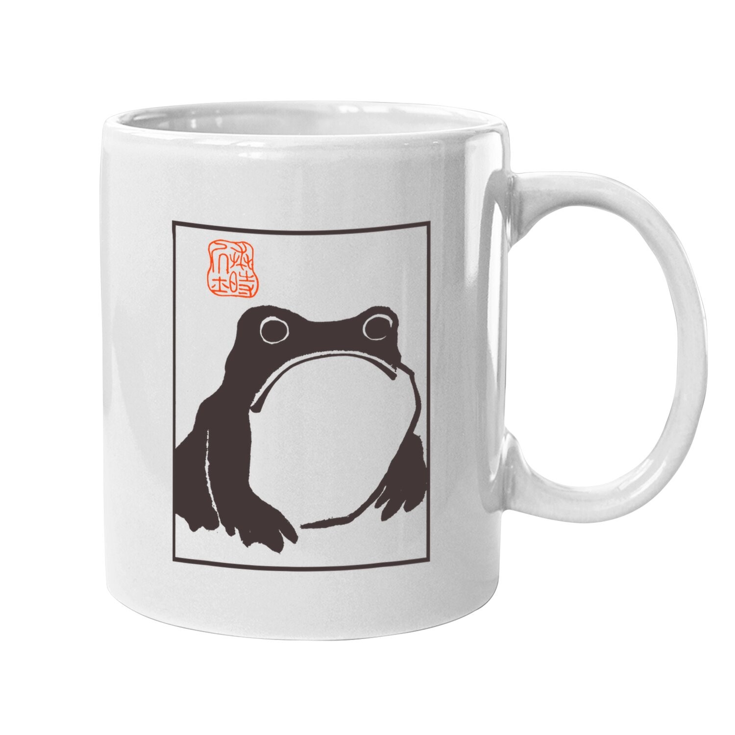 Unimpressed Frog Japanese Art By Matsumoto Hoji Coffee Mug