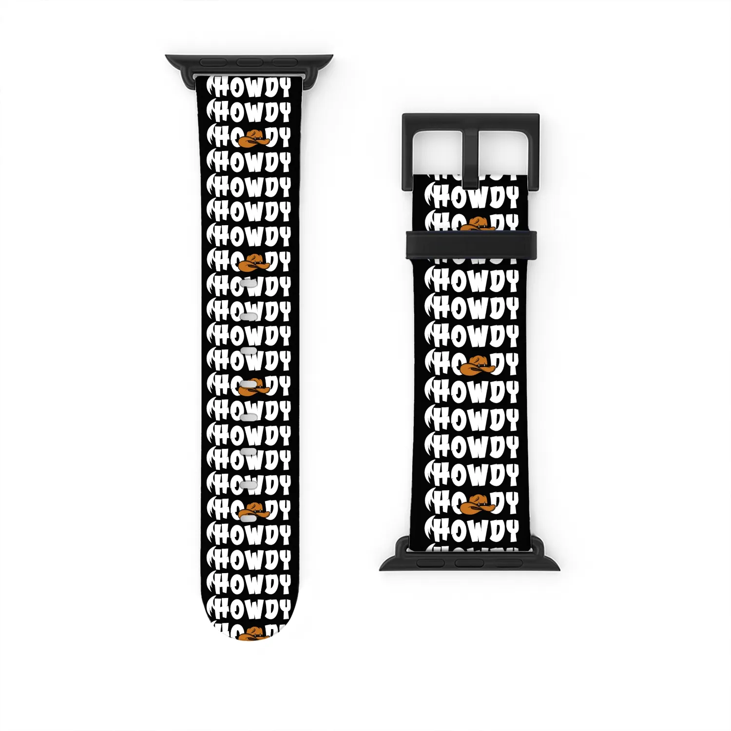 Western Country Texas Cowboy Hat Watch Bands For Apple Watch