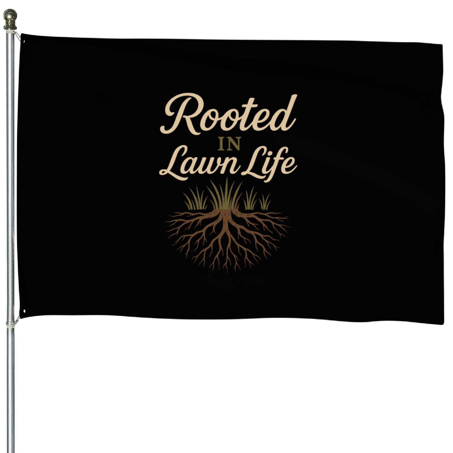 Landscaper Lawn Boss Outdoor Life Green Thumb Gras House Flags
