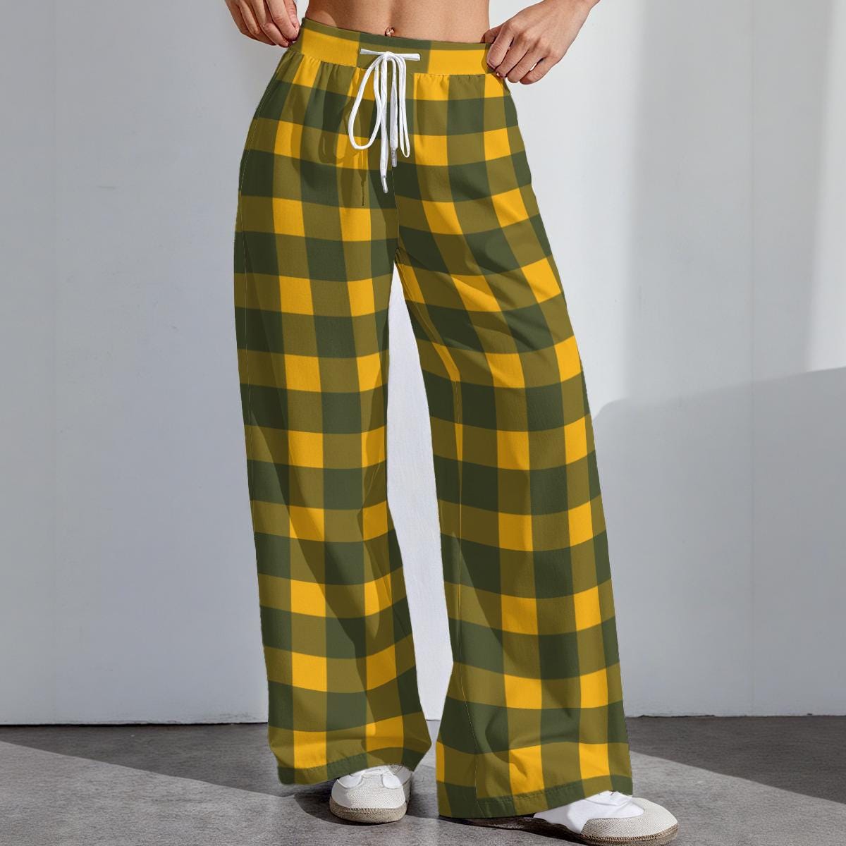 Green Bay Football Stretch Pants, Women's Game Day Leggings, Tailgate Outfit, Cute Football Trousers