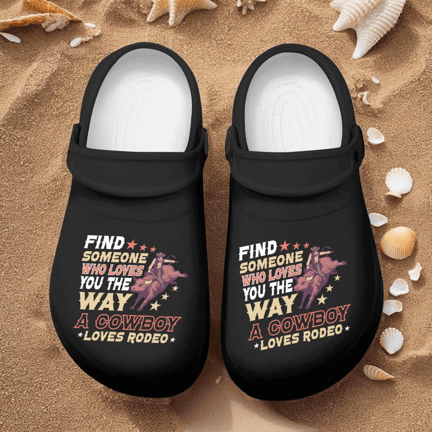 Rodeo Bull Riding Livestock Show Farmer Cattle Nurse Clogs