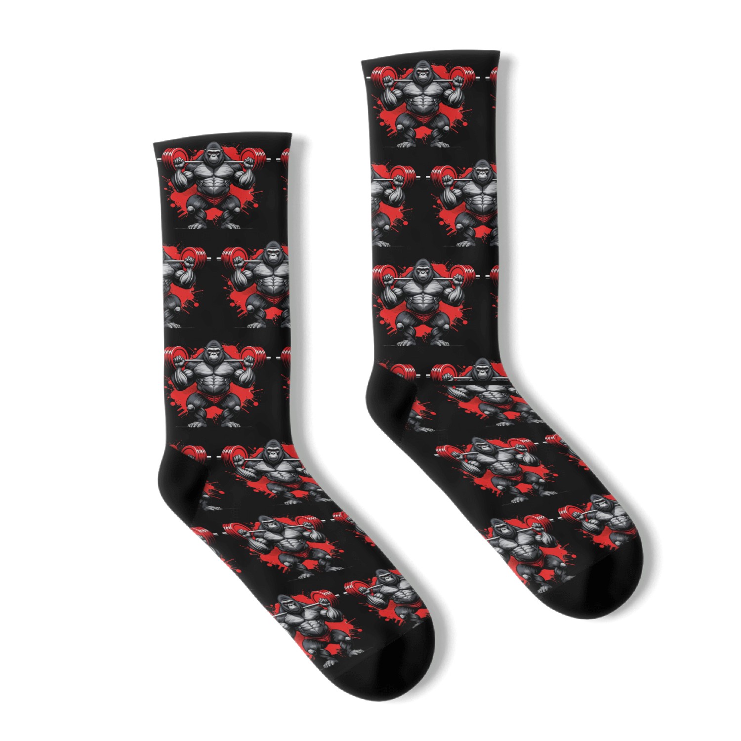Gorilla Power Lifting Design Socks