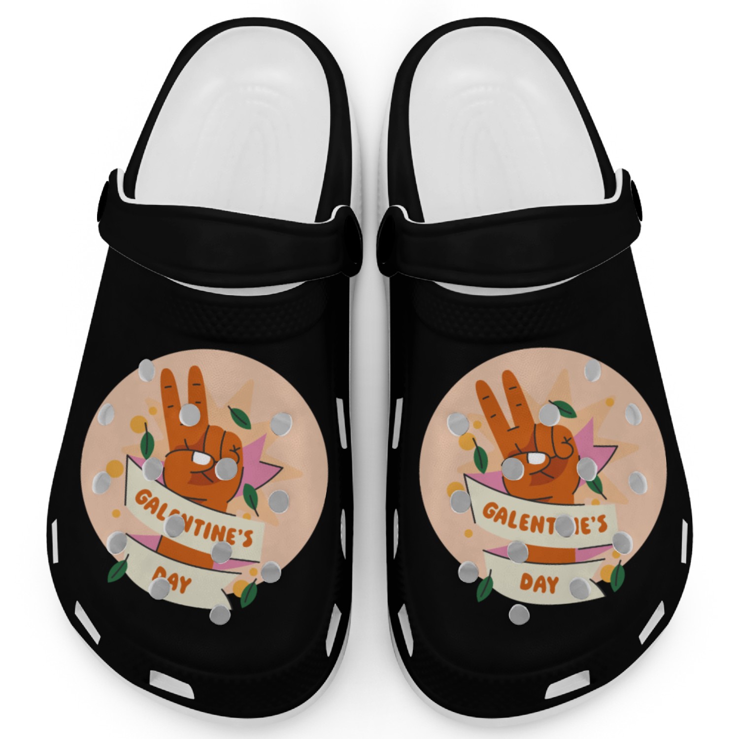 Be My Galentine. Galentine's Day Clogs