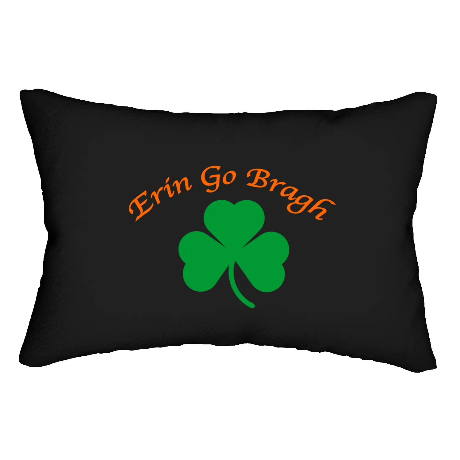 Erin Go Bragh Shamrock Lumbar Pillows