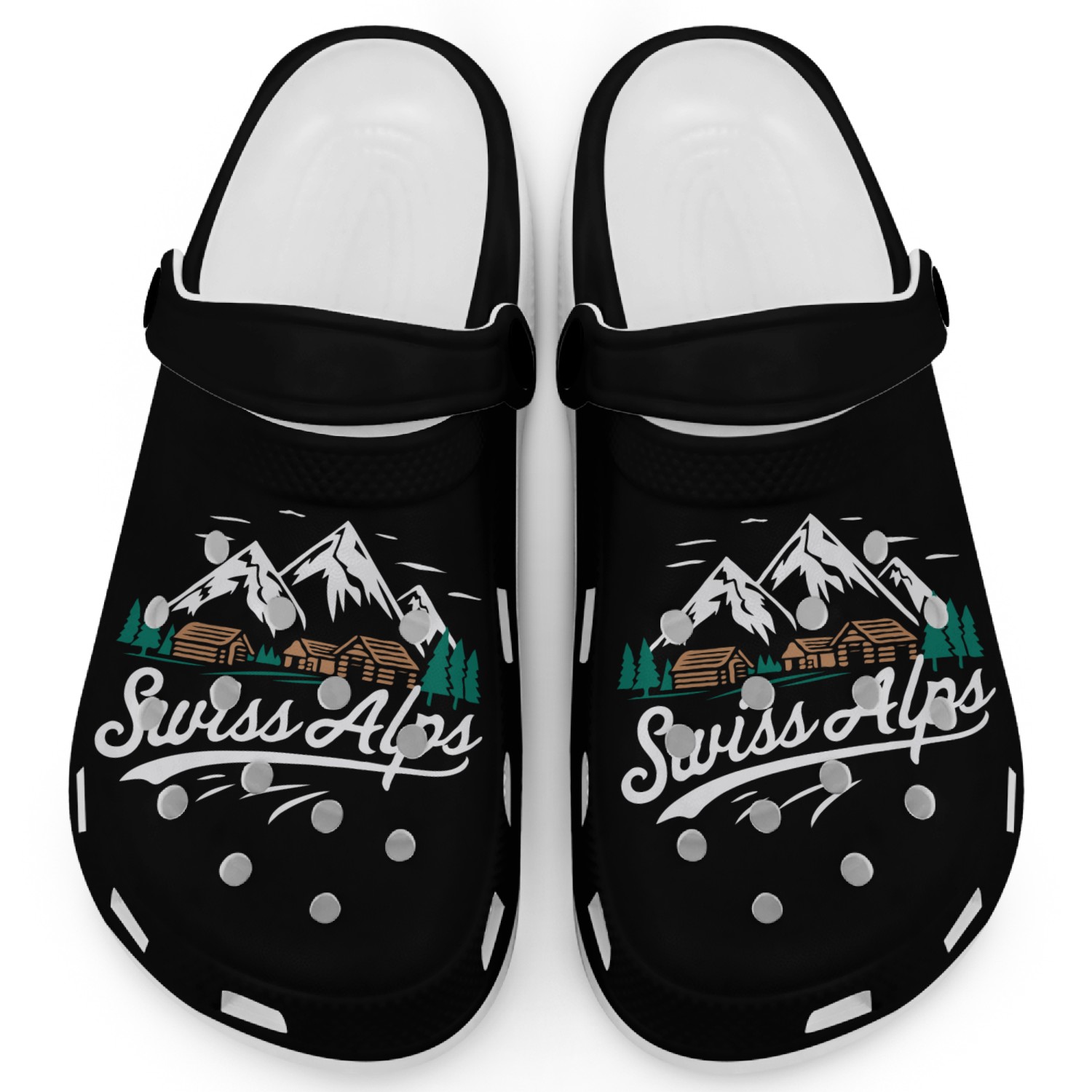 Swiss Alps. Clogs