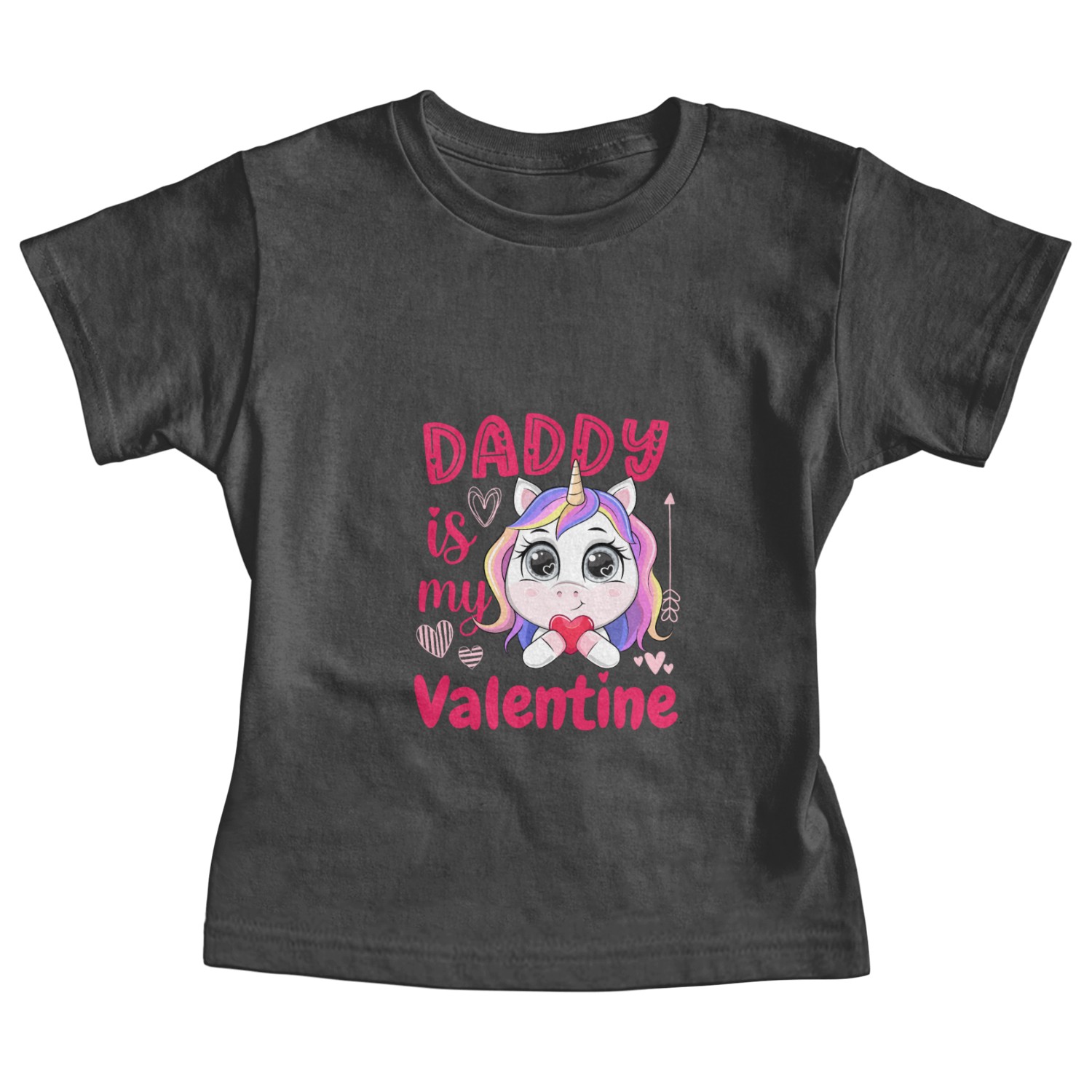 Valentine For Daughter From Dad is my valentine Baby Tees