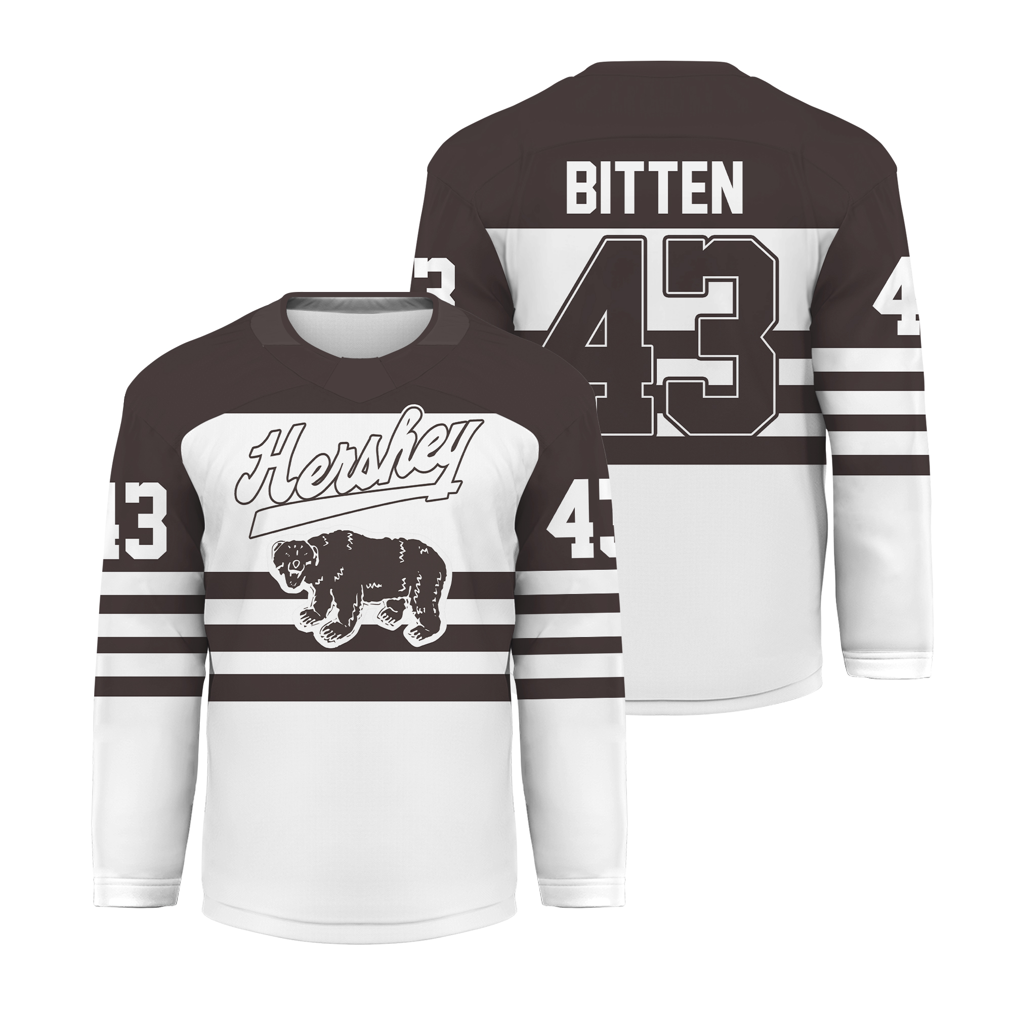 Personalized Hershey Bears Skating Bear 2026 Hockey Shirt Men's Fan Gear Gift