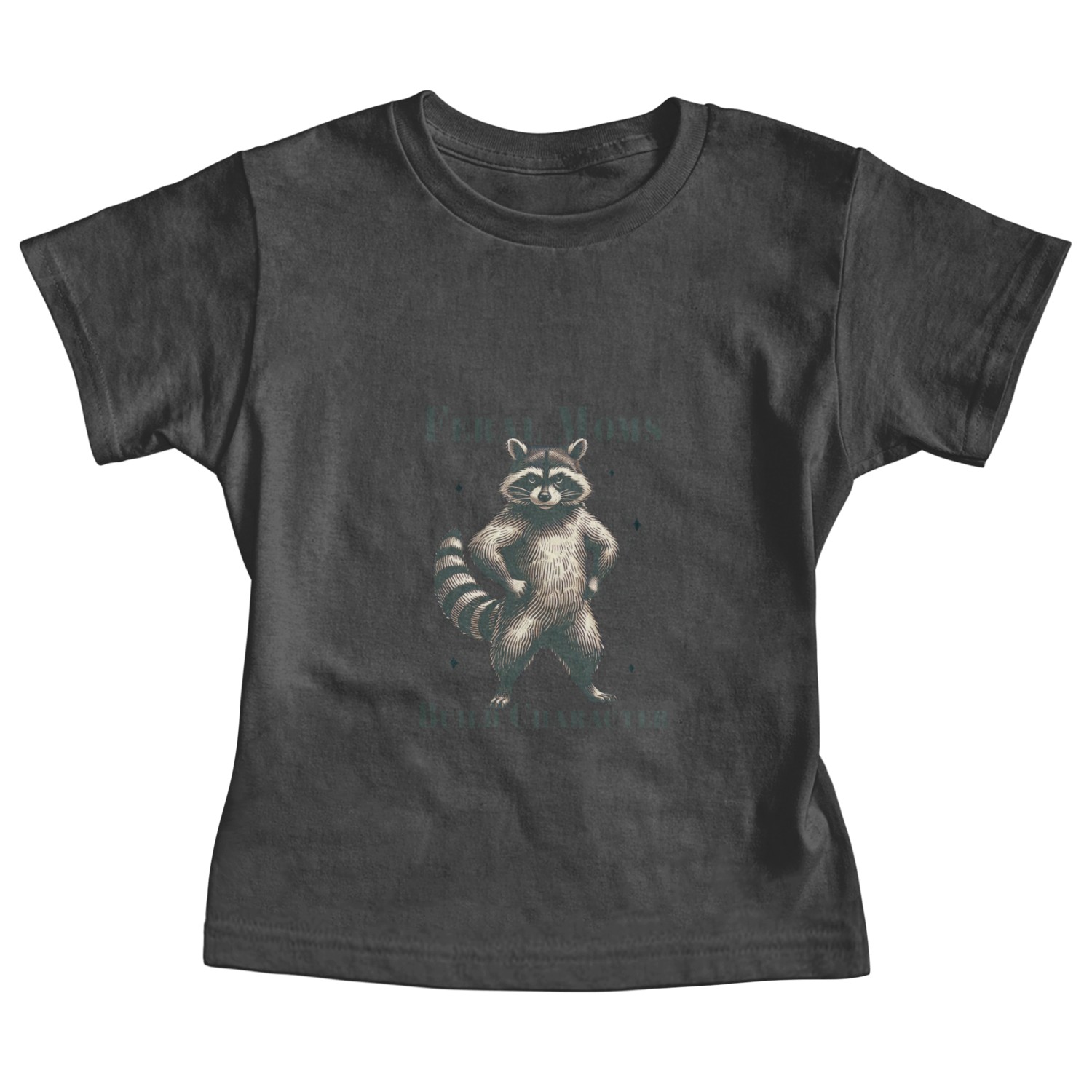 Feral Moms build character Halloween Baby Tees