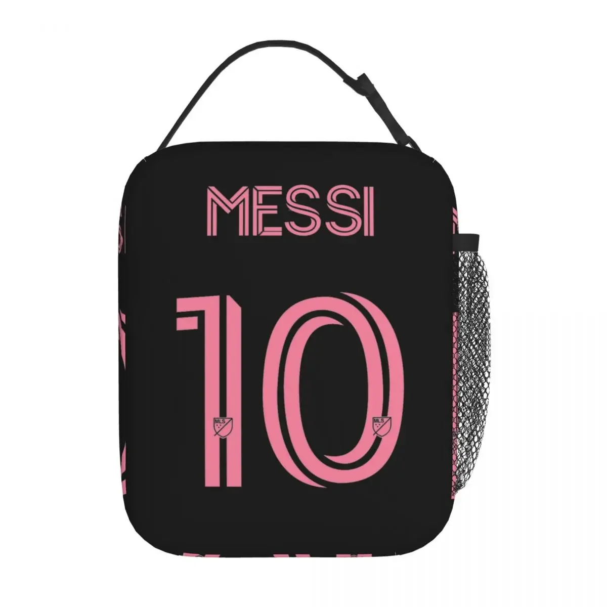Messi 10 Football Soccer Lunch Bag, Portable Food Container Bags, Cooler Thermal Food Box, Back To School Gift