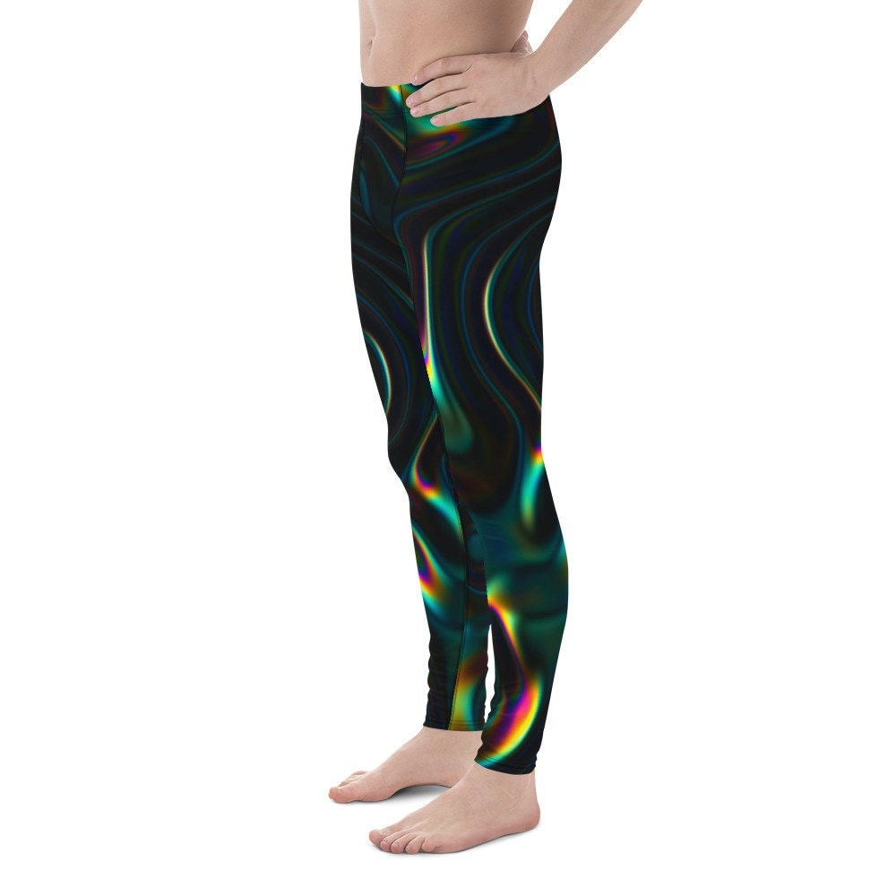 Ferrofluid Iridescent Symbiote Men's Leggings