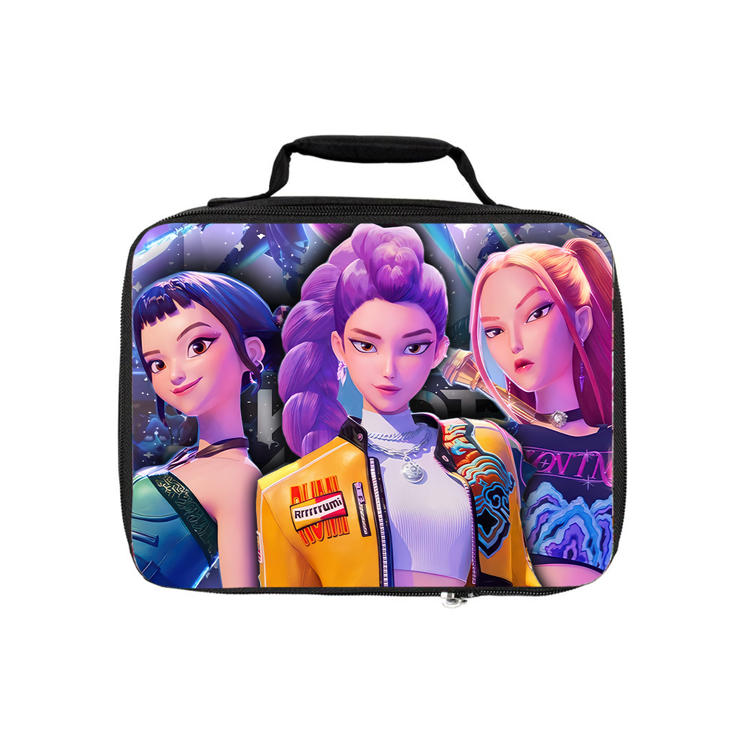 K-Pop Demon Hunter Trio Lunch Bag - Insulated Kids and Teens Lunchbox for School and Picnic