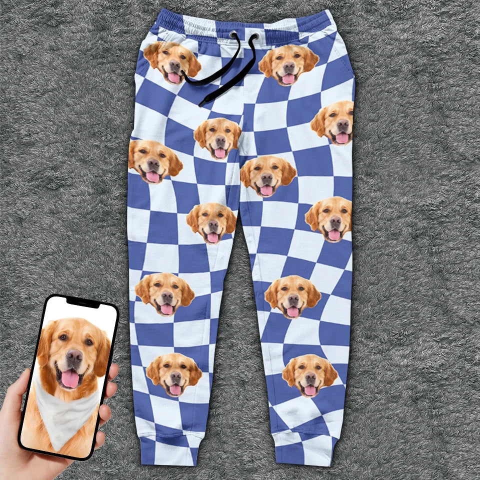Custom Photo Christmas Is Better With A Wet Nose And A Wagging Tail - Dog & Cat Pants