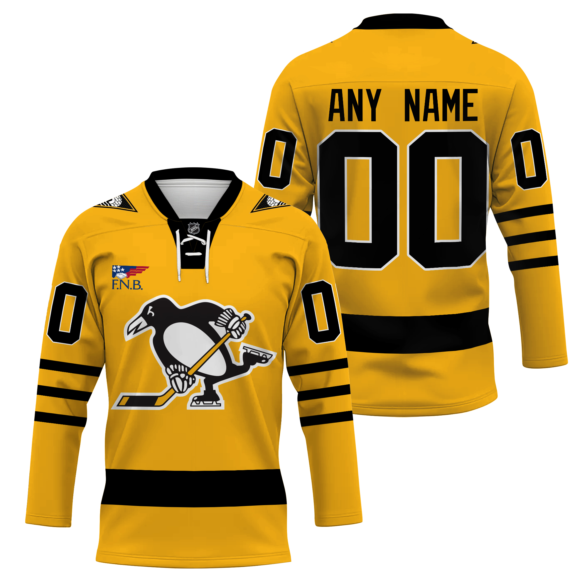 Personalized Pittsburgh Penguin 202526 Third Lace Hockey Jersey, Gift For Fans