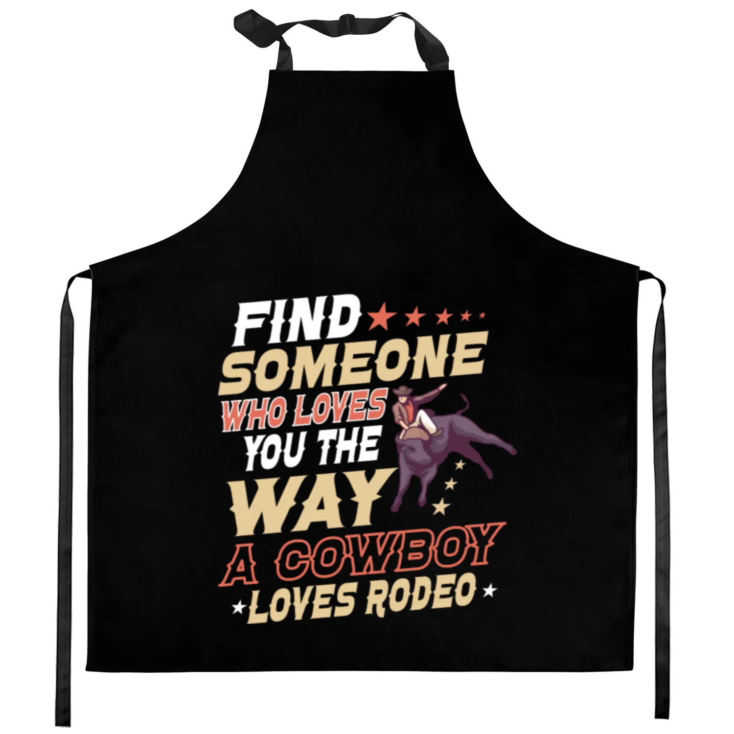 Rodeo Bull Riding Livestock Show Farmer Cattle Kitchen Aprons