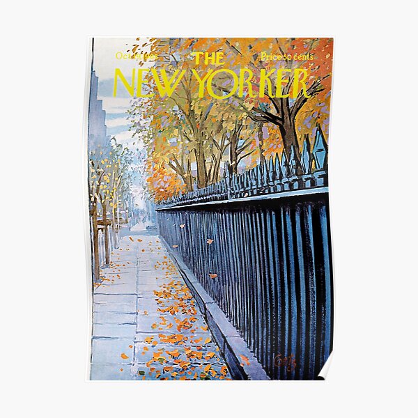 The New Yorker October 19, 1968 Premium Matte Vertical Poster