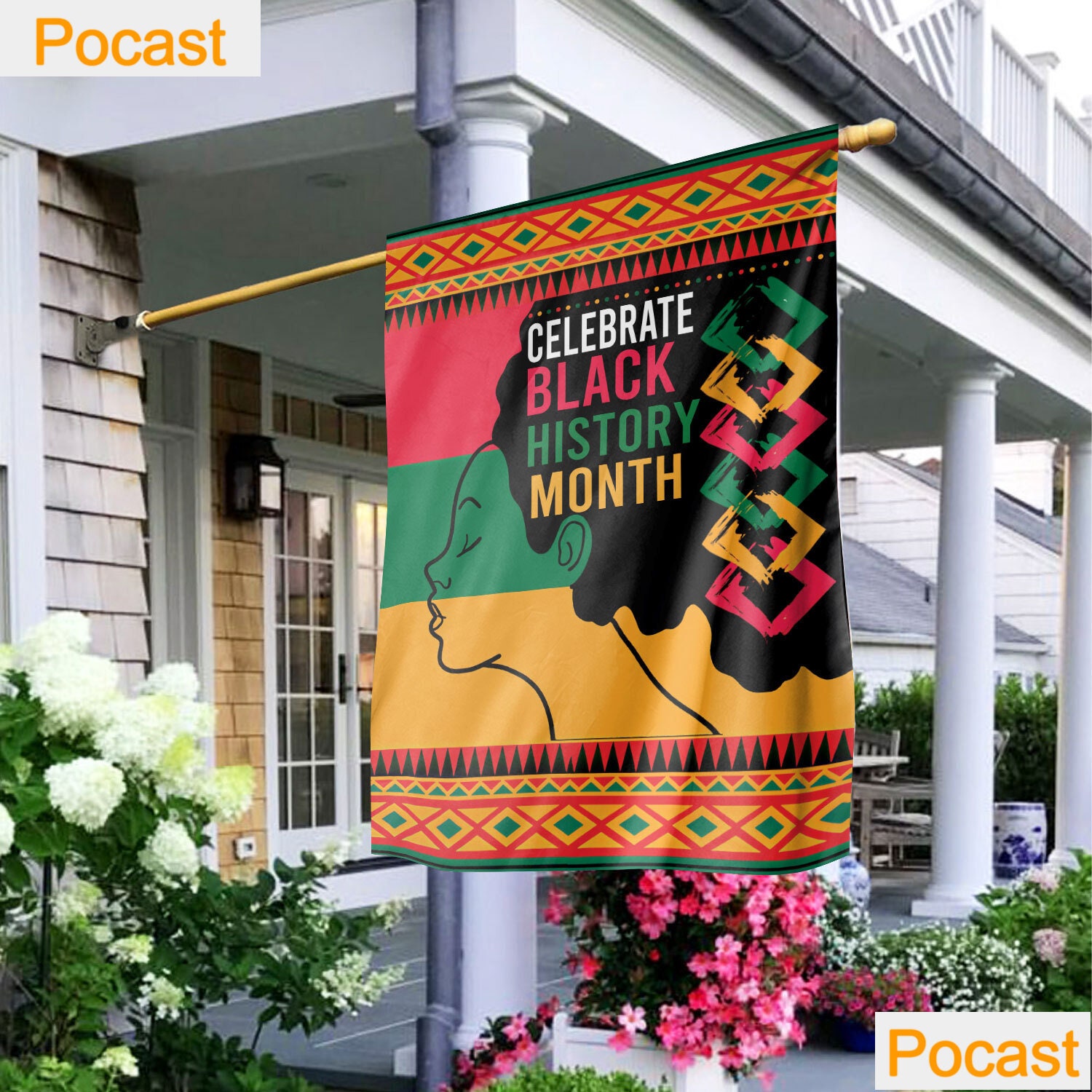 Black History Month Flag, Juneteenth Flag, Black Lives Matter Flag, Black Freedom Flag,