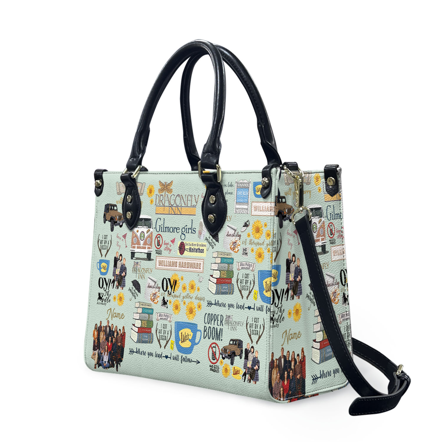 Gilmore Girls Luke's Coffee Leather Handbag Lovers Gift