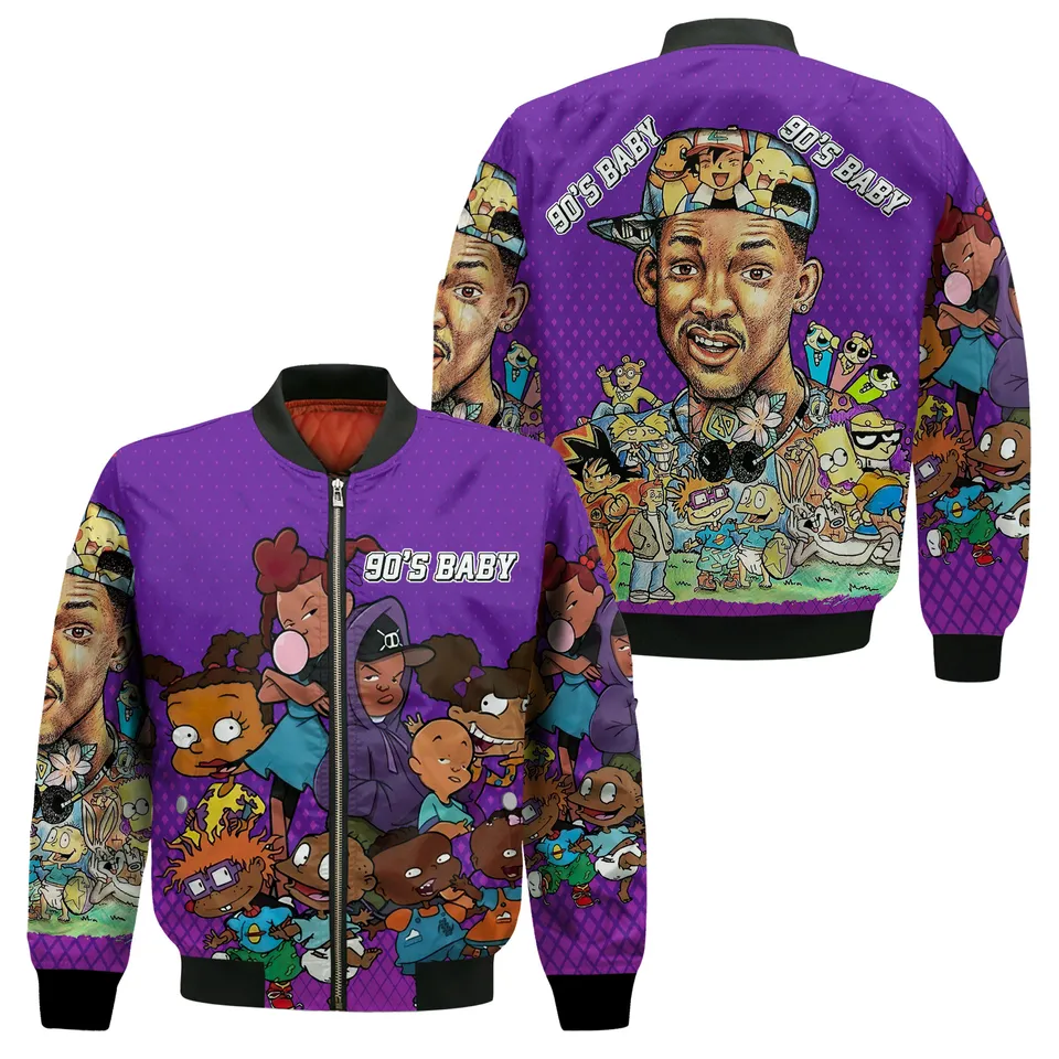 Men's 90's baby Bomber Jacket