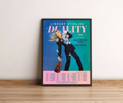 Lindsey Stirling Duality Tour 2024 Poster, Gift Poster