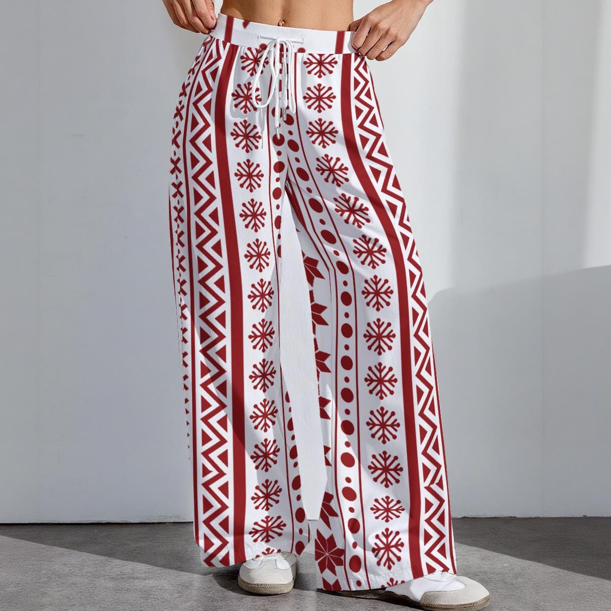 Holiday Womens Stretch Pants, Festive Outfit Bottoms, Cozy Christmas Leggings