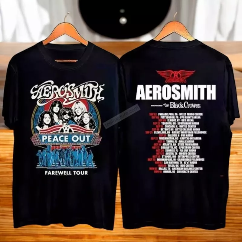 Aerosmith Peace Out Farewell Tour 2025 Shirt