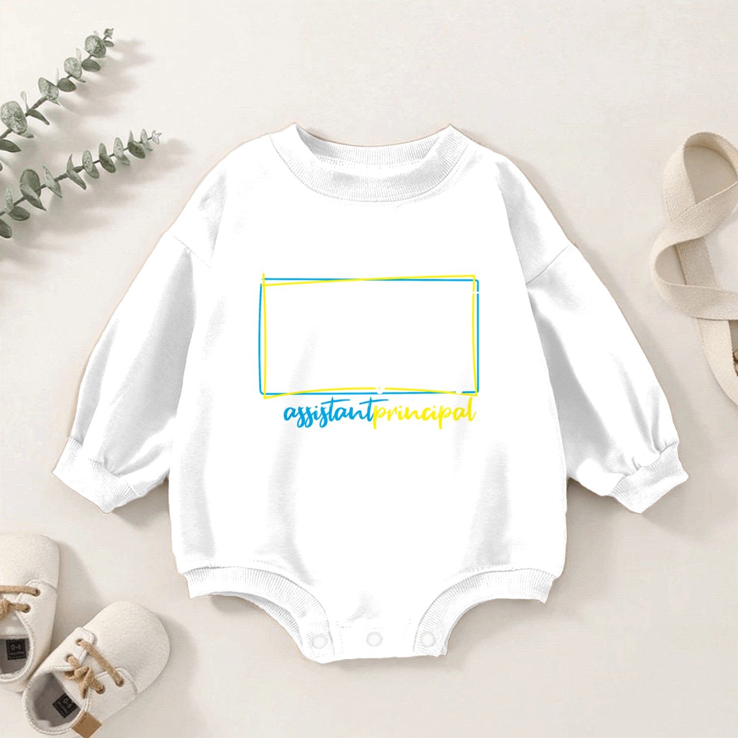 Assistant Principal Baby Romper Sweatshirts