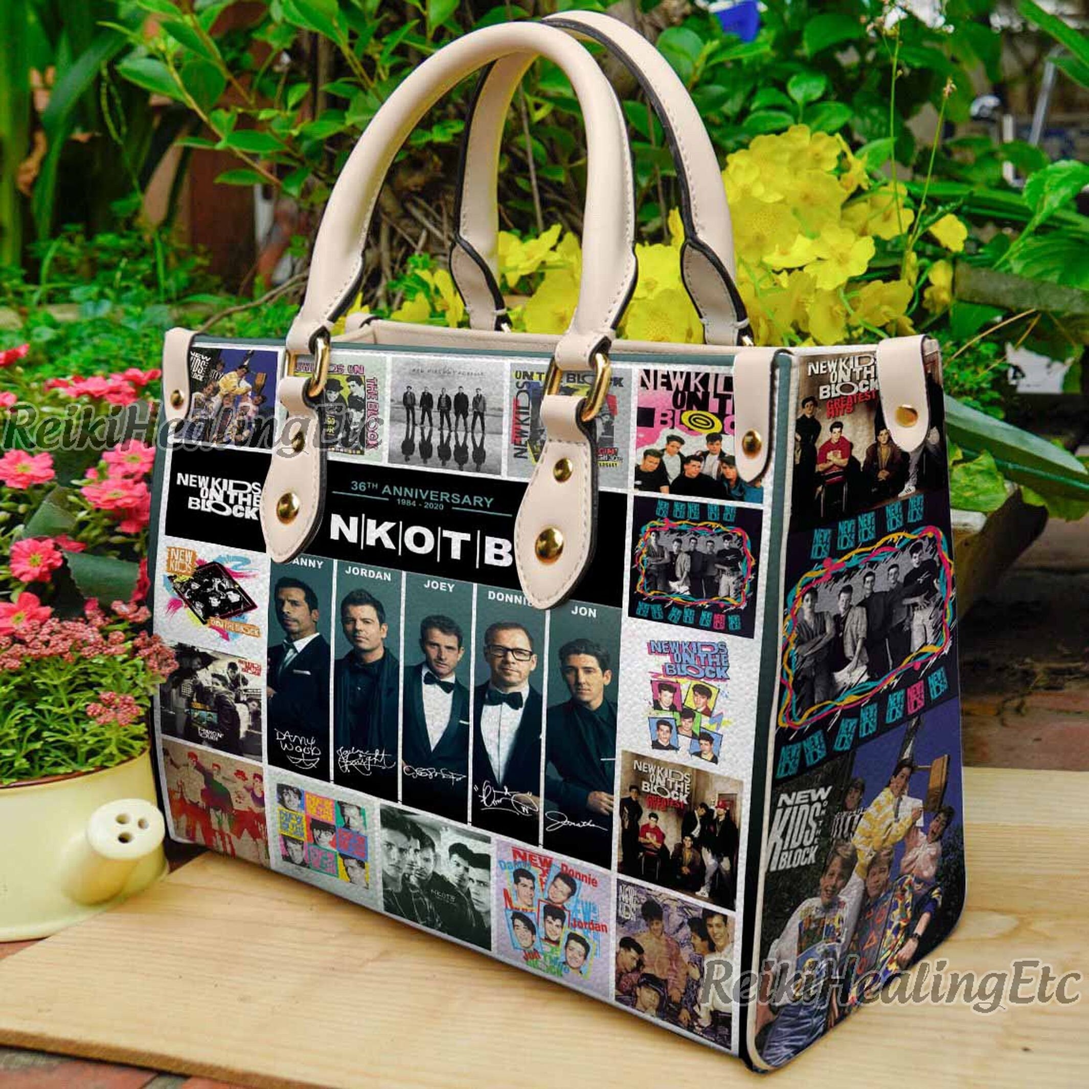 NK on The Block Vintage Leather Handbag