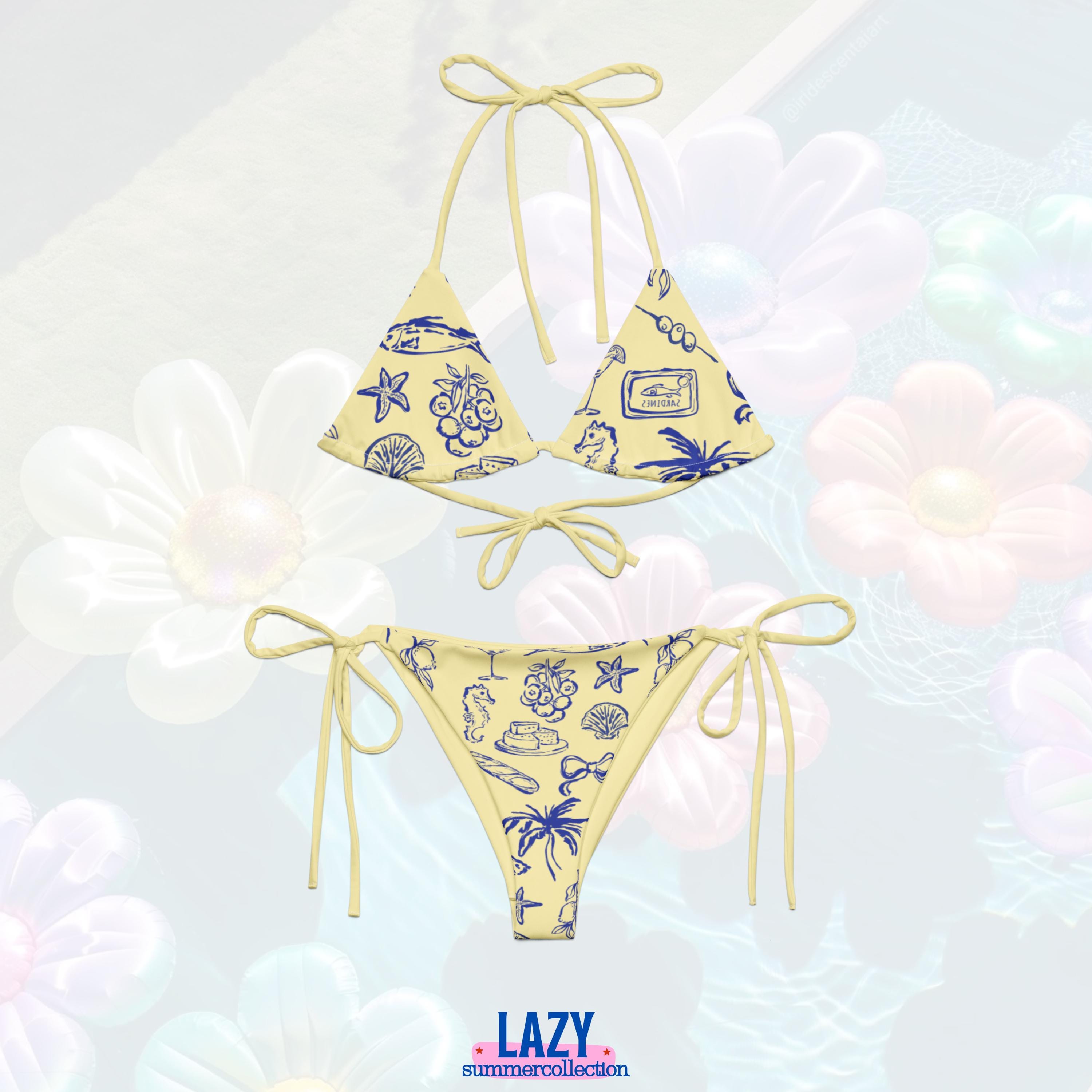 Mediterranean String Bikini Set for Women