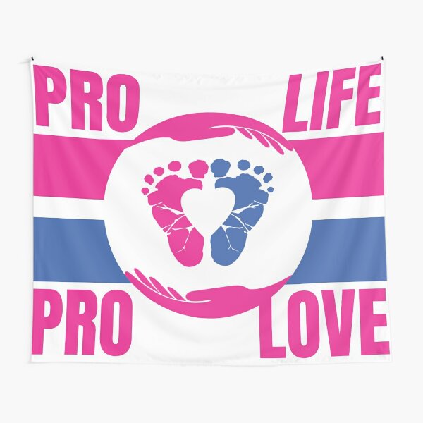 Pro-Life Movement Flag Tapestry