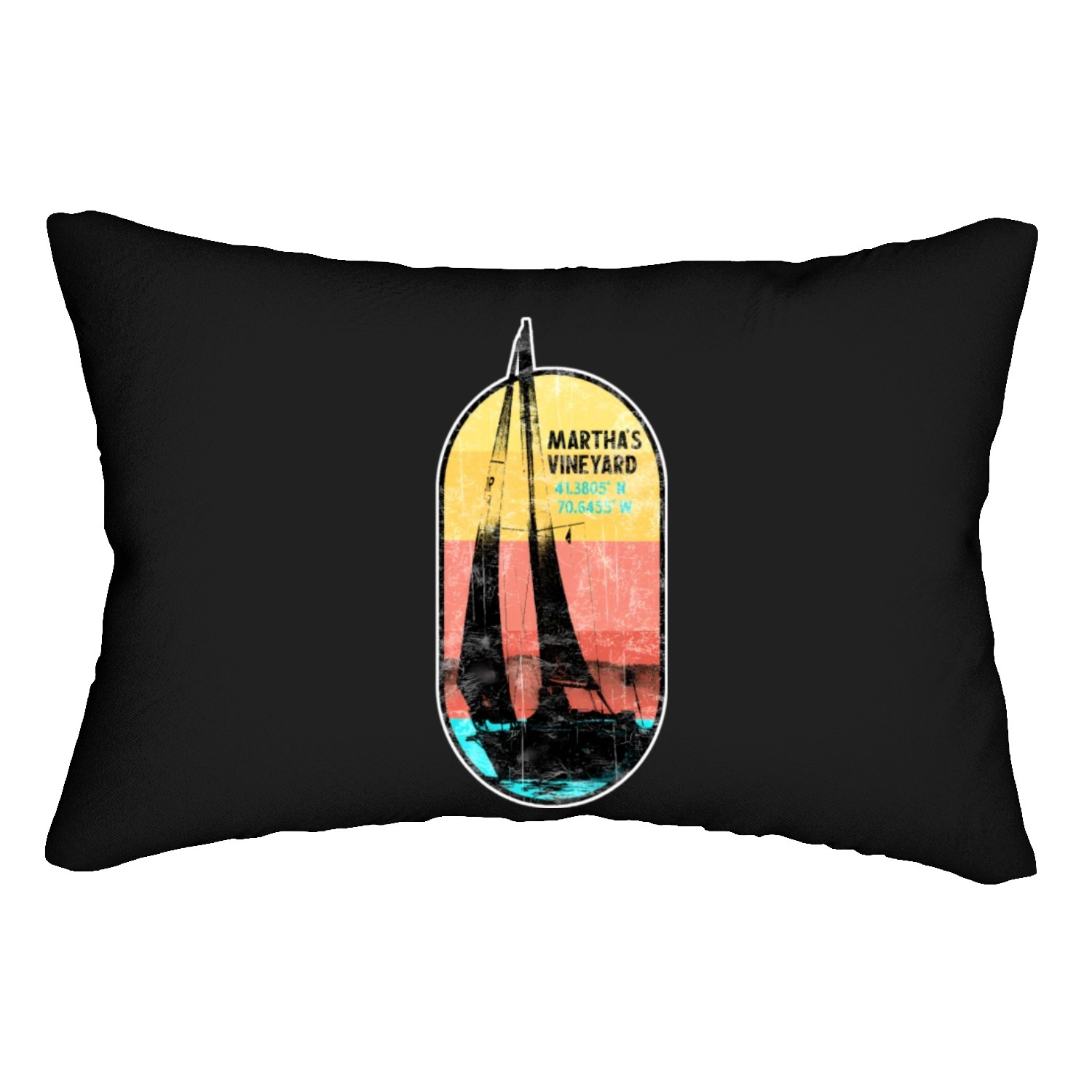 Martha'S Vineyard Sailing Lumbar Pillows