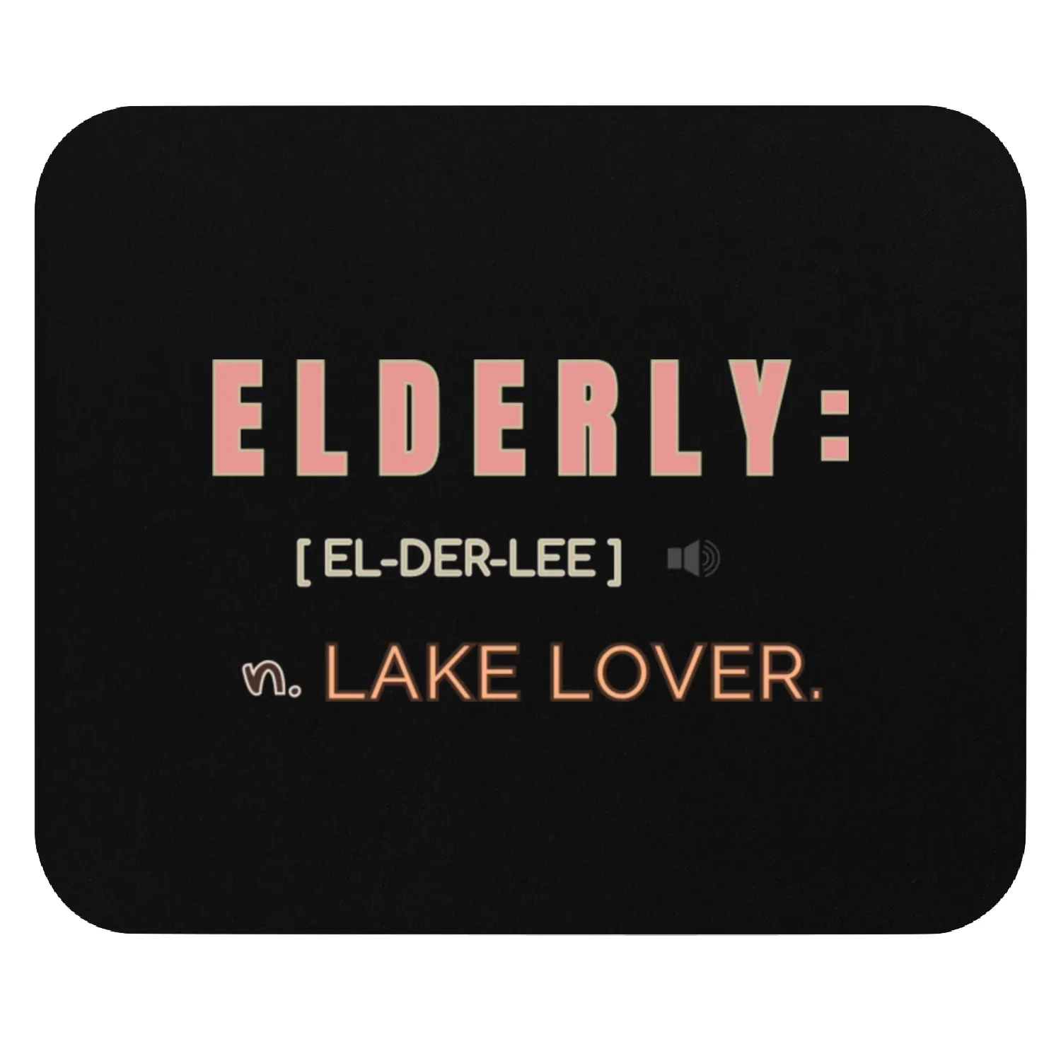 Elderly: Heartbeats by the Lake Mouse Pads