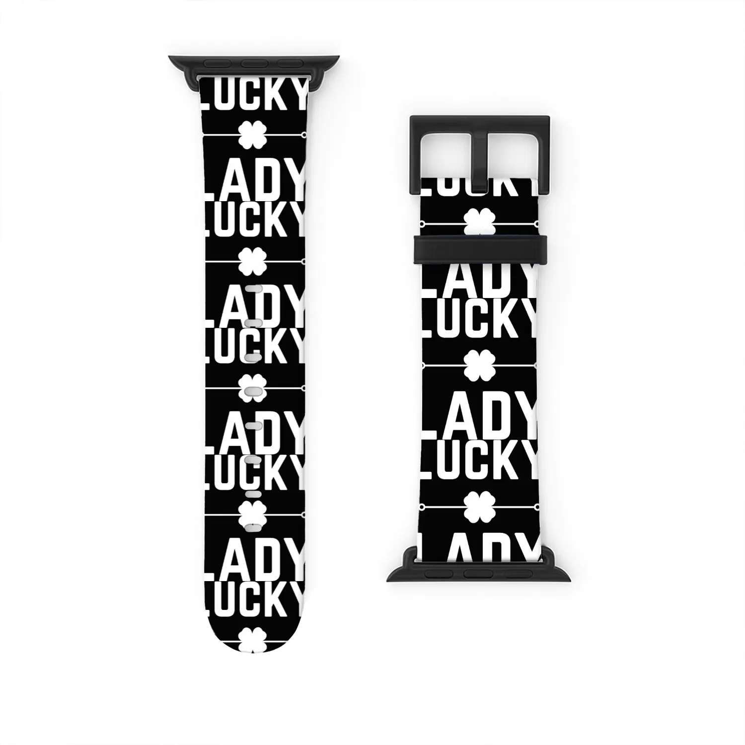 St Patrick's Day - Lucky Lady - Clover Watch Bands For Apple Watch
