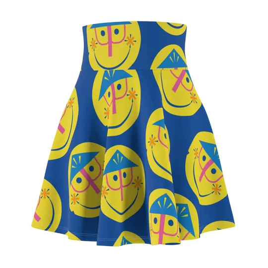 Small World Skater Skirt, Women's Skater Skirt