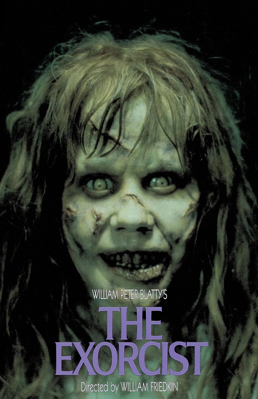 The Exorcist Movie Poster - Linda Blair Vertical Poster