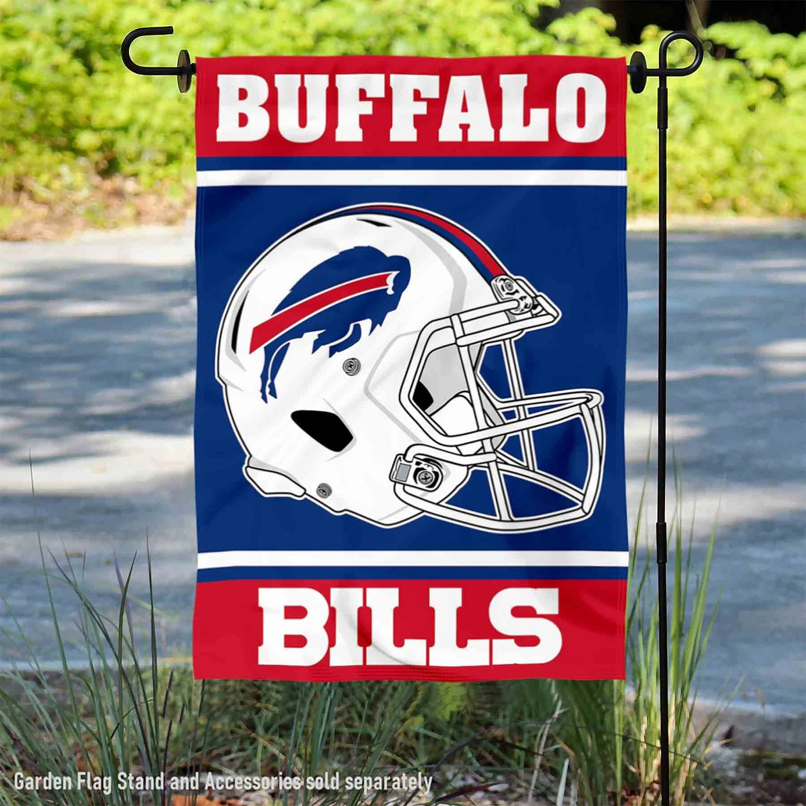 Buffalo Bills Helmet Garden Flag