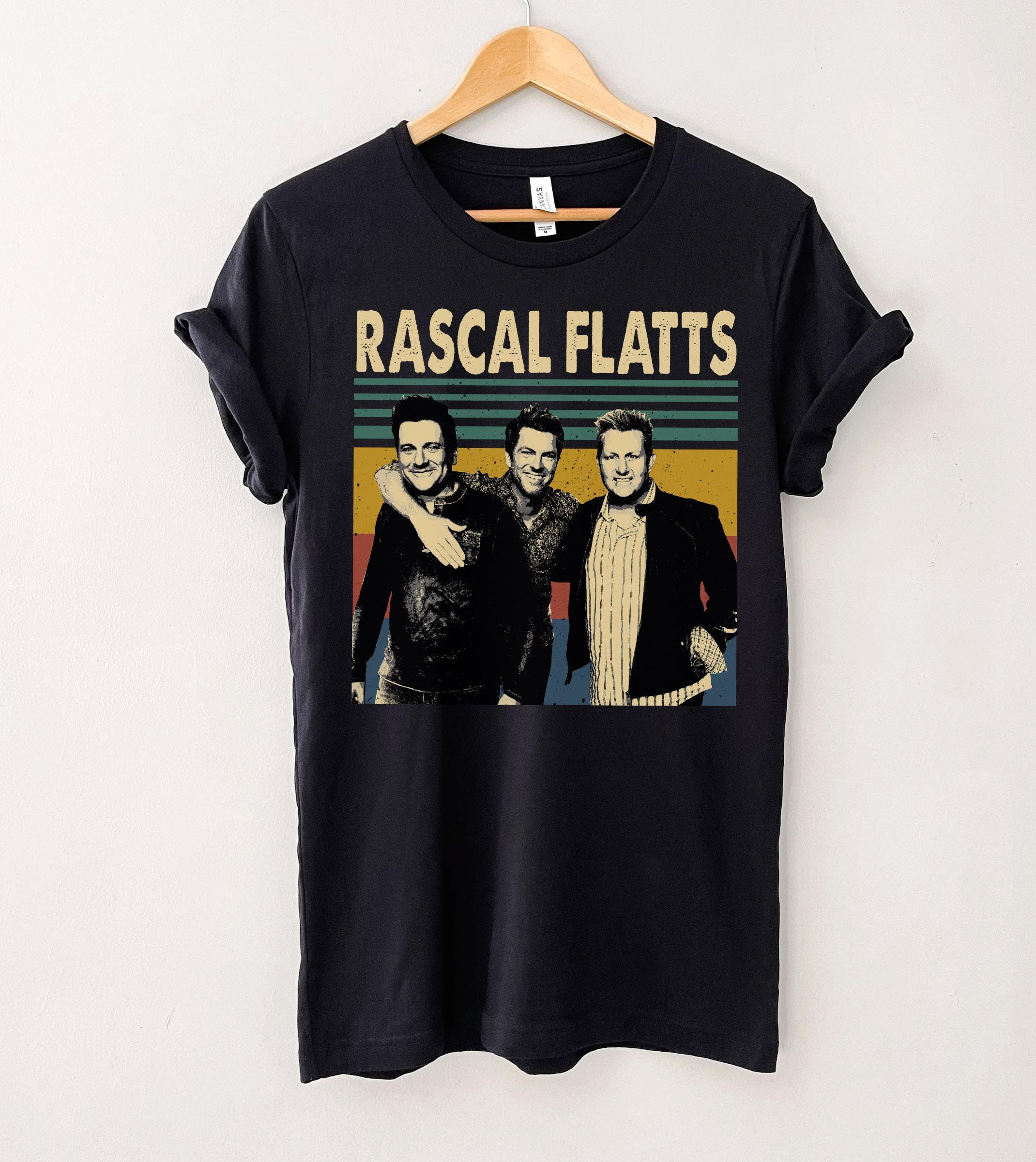 Rascal Flatts band Vintage T-Shirt, Rascal Flatts Shirt, Music Retro Shirt Gift for Men and Women