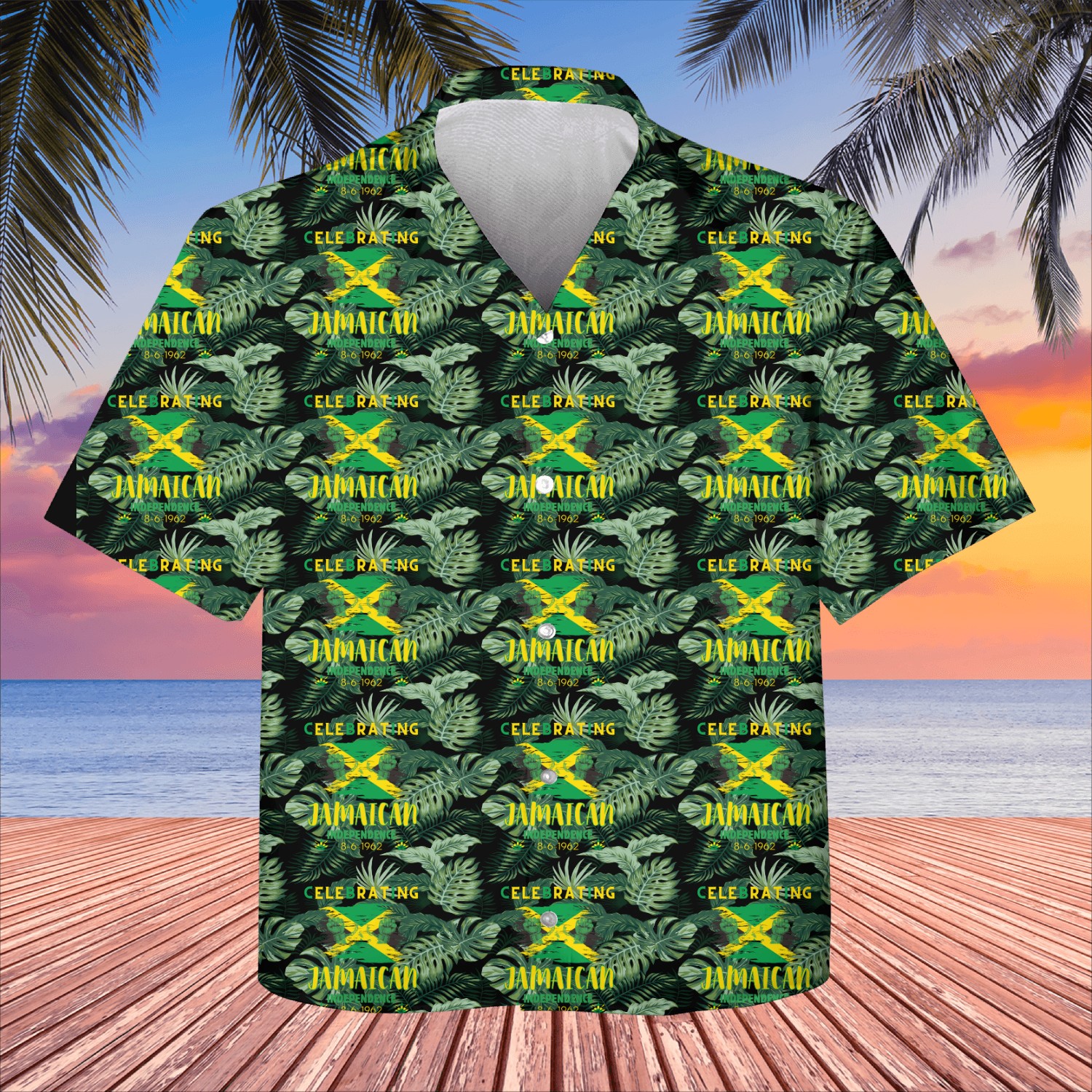 Celebrating Jamaica Independence 8-6-1962 Kids Hawaiians